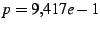 $p = 9.417e-1$